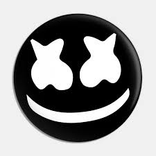 Marshmello shocks mmvas crowd by revealing he is shawn mendes. Marshmellow Face Marshmello Pin Teepublic
