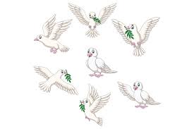 Choose from over a million free vectors, clipart graphics, vector art images, design templates, and illustrations created by artists worldwide! Set Of Seven Cartoon Dove Character Graphic By Tigatelusiji Creative Fabrica