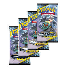 A pokemon tcg unbroken bonds booster box is opened in this video. Pokemon Tcg Sun And Moon Unbroken Bonds Booster Pack Set Of 4 Packs Ebay Pokemon Pokemon Tcg Strategy Card Games