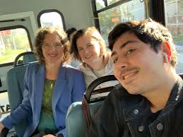 Vanessa and I continued to celebrate Get There Green Week, this time