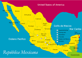 República mexicana periódo del virreinato zacatecas cdmx guanajuato cdmx puebla oaxaca el caballito, creado por el escultor manuel tolsa,es uno de los monumentos más antiguos de ciudad de méxico. Mapa De La Republica Mexicana