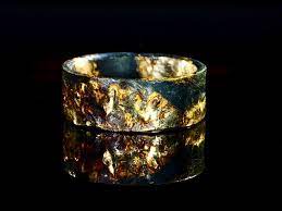 Black And Gold Unique 8 Mm Rustic Distressed Molten Viking Ring Black Hills Gold Jewelry Black Gold Jewelry Viking Wedding Ring