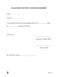 If you experience a problem downloading the form from the above link, you can download it from here: Ok Notary Acknowledgement Fill And Sign Printable Template Online Us Legal Forms
