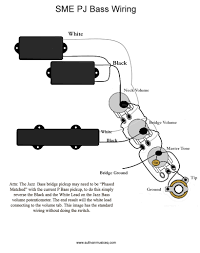 Unlike most other guitar wiring, the output wires from the pickups connect to the middle lugs of the volume pots, letting you turn the volume of one pickup down without affecting the. Music Instrument Squier P Bass Wiring Diagram