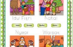 Maybe you would like to learn more about one of these? Worksheet Paud Tk A B Mengenal Hari Raya Keagamaan Ebook Anak