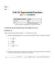 Maybe you would like to learn more about one of these? Dimmamath Unit 5 Name Date Unit 5 Polynomial Functions Dimmamath Unit Assignment Question Lesson 1 2 3 4 5a 5 6 7 5b 8 Logic And Course Hero