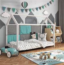 Browse floor+protector on sale, by desired features, or by customer ratings. Toddler House Bed Protective Bed Bumper For Montessori Kids Floor Bed Rare Epoch