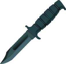 Cartoonish Bowie Knife Png Image Knife Bowie Knife Combat Art