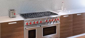 Maybe you would like to learn more about one of these? 48 Gas Range 8 Burner Gr488 Wolf Rangetop Wall Oven Gas Convection Oven Gas Range
