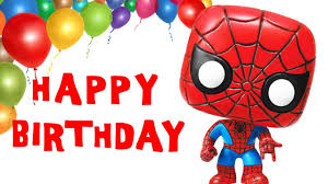 Spider Man Sings Happy Birthday Song Greetings Marvel Heroes Theme Par Happy Birthday Superhero Happy Birthday Spiderman Birthday Songs