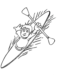 Saiba como está a classificação da canoagem slalom para a olimpíada de tóquio 2020! Desenho De Menino No Caiaque Para Colorir Tudodesenhos
