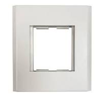 Gang Frame for French Trunking, White, Fits one 45 x 45mm ...