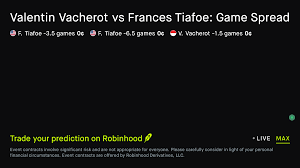 lilli tagger: Vacherot vs Tiafoe Game Spread Exposed — Why Tiafoe -6.5 at 75¢ Is a Trap Waiting to Snap