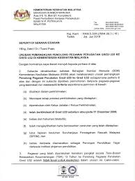 Pusat perubatan nuklear dan radioterapi ; Surat Jawatan
