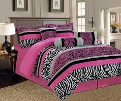 Machine wash cold, gentle and separately. Grand Linen 5 Pieces Twin Hot Pink Black And White Leopard Zebra Comforter Set Bed In A Bag Bedding Buy Online In Haiti At Haiti Desertcart Com Productid 5117775