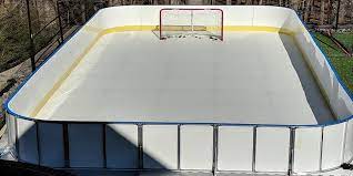 With no stakes, there is no mistakes. Backyard Ice Rinks Synthetic Ice Hockey Boards D1 Backyard Rinks