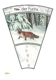 7 Kindergarten Kigaportal Winter Spuren Schnee Waldtiere Reh Dachs Fuchs Eichhoernchen Schneehase Kin Winter Kindergarten Teaching Inspiration Forest Animals