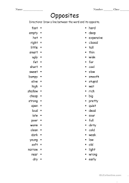 Opposite Adjectives Matching English Esl Worksheets For Distance Exercises Hard Algebra Opposites English Worksheets Worksheet Grade 2 Math Syllabus General Mathematics Formula Sheet Math Quiz For Grade 7 Grade 5 Worksheets Graph Here you will find a table of words and their opposites. istandwithilhan