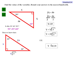 1) the hypotenuse is twice as long as the short leg 2) the long leg is 3 times the short leg fill in the missing sides of the triangle. 30 60 90 Triangles Worksheet Nidecmege
