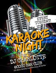 Karaoke Night Flyer Karaoke Flyer Poster Template