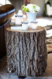 Dimples And Tangles Stump Side Tables Wood Home Decor Side Table Stump Table