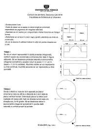 Rezultate arhitectura medii_iulie 2019.pdf rezultate arhitectura minoritate rroma_iulie 2019.pdf rezultate arhitectura olimpic_iulie 2019.pdf facultatea de arhitectura si urbanism adresa: Subiecte Examen De Admitere Facultatea De Arhitectura Si Urbanism Universitatea Tehnica Din Cluj Napoca Pregatire Pentru Facultatea De Arhitectura