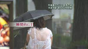 突然の大雨でびしょ濡れ！！下着がスケスケの女性達ｗｗ | 女神ちゃんねる