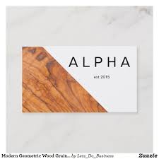 Modern Geometric Wood Grain Background Design Business Card Zazzle Com Wood Business Cards Business Card Design Wood Logo Design