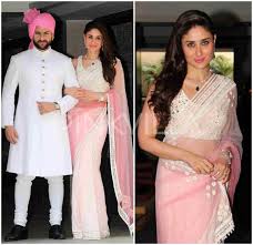 Yay Or Nay Kareena Kapoor Khan In Manish Malhotra At Soha S Wedding Indian Outfits Saree Designs Pakistani Outfits