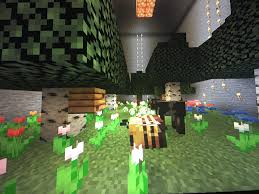 If, like in reality, you get stung, the bee loses its stinger. Simulation Of A Flower Forest With Bees Minecraft