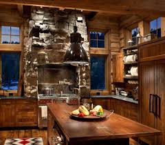 perfectly designing your log home kitchen