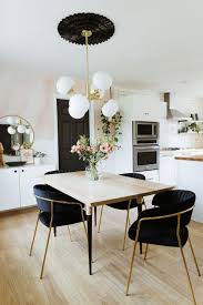 How To Design A Luxurious White And Gold Kitchen Dining Room Small Affordable Dining Room Small Dining Room Decor