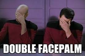 Image result for double facepalm
