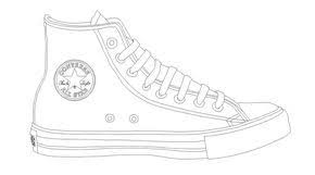Jordan coloring pages nike air sneaker sheets coloring 18. Converse All Star Template By Katus Nemcu Deviantart Com On Deviantart Sneakers Drawing Drawn Converse Converse