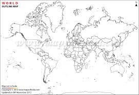 Large Outline World Map World Map Printable World Map Outline World Political Map