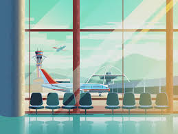 Airport Terminal Anime Scenery Wallpaper Scenery Background Episode Backgrounds