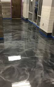 Vitality Bowl Metallic Epoxy Floor Coating Metallic Epoxy Floor Epoxy Floor Concrete Floor Coatings