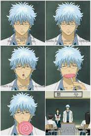 gintoki sensei and his lolly