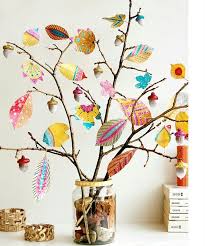 Recycling Ideas Home Accessory Made With Dry Branch And Dry Leaf Decoration Room Fall Crafts Crafts Tree Crafts