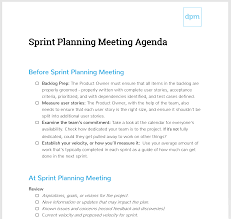 How To Run A Sprint Planning Meeting Like A Boss Meeting Agenda The Digital Project Manager Meeting Agenda Agenda Template Meeting Planning