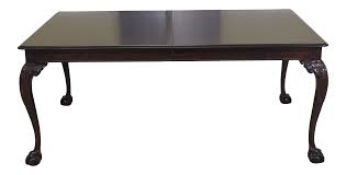Chippendale furniture was named for the cabinet maker thomas chippendale. 1990s Chippendale Stickley Clawfoot Mahogany Dining Room Table Chairish