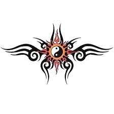 Maybe you would like to learn more about one of these? Irvint Co Lower Back Temporary Tattoo Tribal Yin Yang Flames Style For Women Men Fake Temporary Tattoos Kids Stickers Made In Usa Buy Online In Faroe Islands At Faroe Desertcart Com Productid