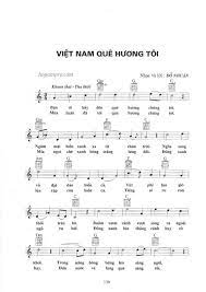 Sheet Nhạc Bai Việt Nam Que Hương Toi Sheet Bai Hat Songs Sheet Music Vietnam
