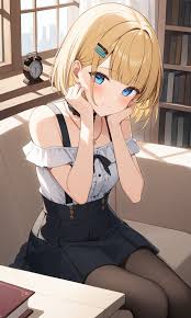 Amelia Watson in a Thoughtful Street-Casual Alternate Outfit AI 작품 | PixAI