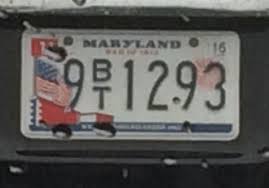 Maryland War Of 1812 License Plate License Plate Plates War Of 1812