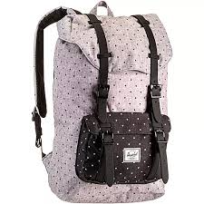 Herschel's little america has a roomy main compartment that can carry up to 25.5 liters. Herschel Little America Mid Volume Daypack Polka Dot Crosshatch Grey Black Im Online Shop Von Sportscheck Kaufen