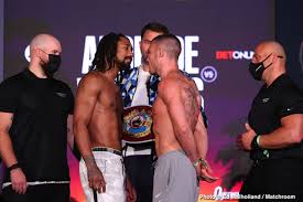 'boo boo' teamed up with eddie hearn in july 2018 and in his first fight with matchroom in october. Demetrius Andrade 159 8 Vs Liam Williams 160 Weigh In Results Boxing News 24
