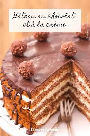 Gateau Au Chocolat Et A La Creme Recettes Recette Gateau Chocolat Recette Gateau Pomme Recette