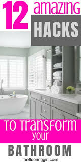 It can be a very nice option of the box or basket storage. Bathroom Organization Hacks The Flooring Girl