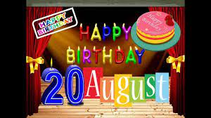 Maybe you would like to learn more about one of these? Happy Birthday Day 20th August Birthday Status Happy Birthday Whatsapp 20th August Tik Tok Video Youtube